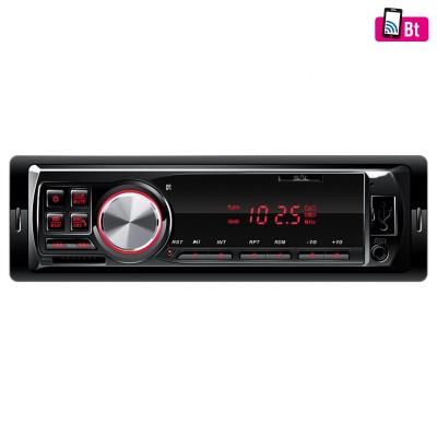 Radio auto BT-FM-USB-SD-AUX, ecran LED rosu - VBT 1100/RD